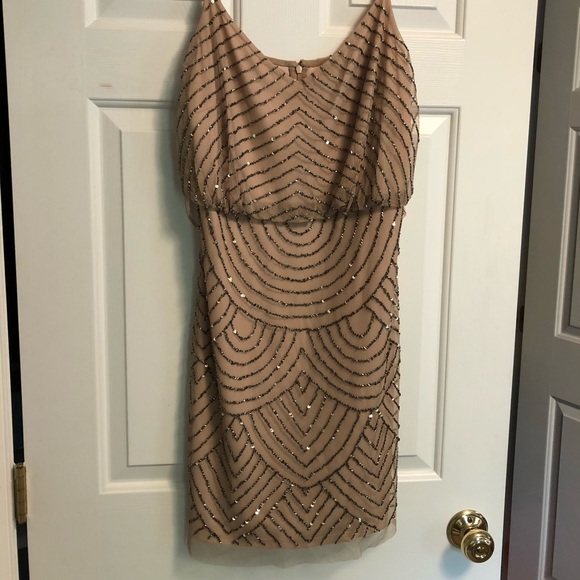 Adrianna Papell sequined mini dress - Picture 2 of 3